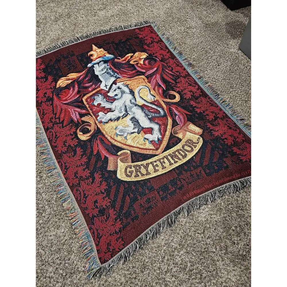 Harry Potter Gryffindor Woven Wall Tapestry Throw Blanket 48